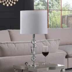 23.5" Cale Cut Crystal Table Lamp - Ore International