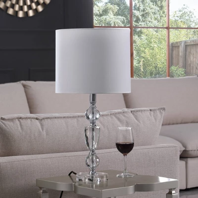 23.5" Cale Cut Crystal Table Lamp - Ore International 1 23.5" Cale Cut Crystal Table Lamp - Ore International