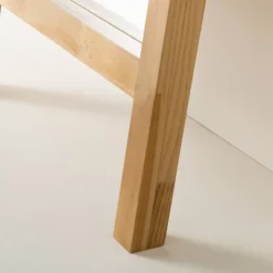 71" Standing Wood Framed Mirror Natural - Hearth & Hand™ With Magnolia -Safavieh Outlet Store GUEST 35db195e 7987 4933 82c1 b2b22975adb3