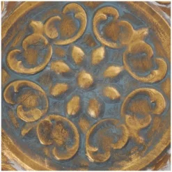 Metal Floral Wall Decor With Embossed Details Gold - Olivia & May -Safavieh Outlet Store GUEST 362a350f 5df5 4ab6 bddb a4d3252006d2