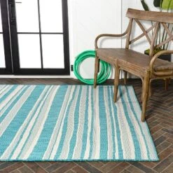 Castara Wavy Stripe Modern Indoor/Outdoor Area Rug - JONATHAN Y -Safavieh Outlet Store GUEST 38b8026e 7864 4af0 91a6 4610a0938562