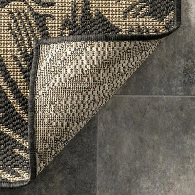 NuLOOM Onyx Seashell Indoor And Outdoor Patio Area Rug 3 NuLOOM Onyx Seashell Indoor And Outdoor Patio Area Rug - Image 3