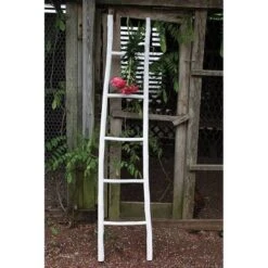 16.5"x70" Decorative Painted Wood Ladder White - Storied Home -Safavieh Outlet Store GUEST 3ad2e5bd 1514 4504 bf56 7d6435a756d3