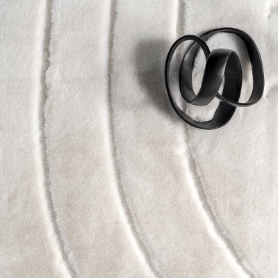 NuLOOM Camari Contemorary Faux Rabbit Machine Washable Area Rug 5 NuLOOM Camari Contemorary Faux Rabbit Machine Washable Area Rug - Image 5