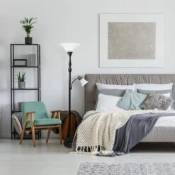 2 Light Restoration Mother Daughter Floor Lamp With Marble Glass Bronze - Elegant Designs -Safavieh Outlet Store GUEST 3b21cfb4 7dd5 4319 88d6 d5d448e61df3