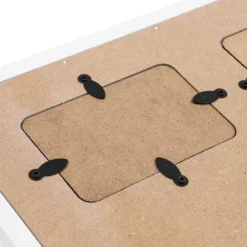 Wood Sonogram Picture Photo Frame For 3 Ultrasound Keepsake 2.5"x3.75" Photo Tabletop / Wall, White 17"x7.5"x0.5" -Safavieh Outlet Store GUEST 3b828671 9050 4ea1 bac6 db0fd16017de