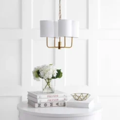 Elias Chandelier Brass/Gold - Safavieh