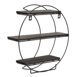 Farmlyn Creek Metal Crescent Moon Wall Shelf, Rustic Home Wall Decor For Crystals, Essential Oils, Plants, 12 X 12 X 3 In -Safavieh Outlet Store GUEST 3d2936da fb55 40f9 bad6 d5b07d145ac3