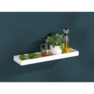 15.7" X 5.9" Loggia Shelf White - Dolle Shelving 2 15.7" X 5.9" Loggia Shelf White - Dolle Shelving - Image 2