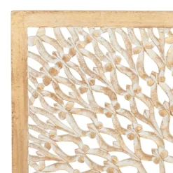Wood Floral Handmade Intricately Carved Wall Decor With Mandala Design Light Brown - Olivia & May -Safavieh Outlet Store GUEST 3fad425a 3331 4cfb 91a7 3a8571aba9b6