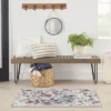 Nourison Washables Floral Indoor Non-Skid Area Rug