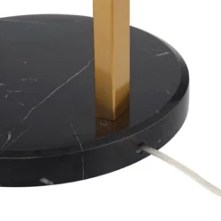 Possini Euro Design Modern Art Deco Arc Floor Lamp 64 1/2" Tall Warm Gold Metal Pleated Fabric Cone Shade For Living Room Reading Family Bedroom House -Safavieh Outlet Store GUEST 41887c93 6515 47a3 a3c3 5f0cec2d4dc2