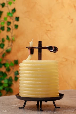 Candle By The Hour 60-Hour Candle, Eco-friendly Natural Beeswax With Cotton Wick 2 Candle By The Hour 60-Hour Candle, Eco-friendly Natural Beeswax With Cotton Wick - Image 2