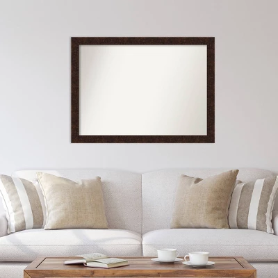 42" X 31" Non-Beveled William Mottled Bronze Narrow Wall Mirror - Amanti Art 4 42" X 31" Non-Beveled William Mottled Bronze Narrow Wall Mirror - Amanti Art - Image 4