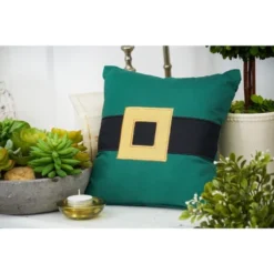 C&F Home 10" X 10" St. Patty's Belt Embroidered Throw Pillow 6 C&F Home 10" X 10" St. Patty's Belt Embroidered Throw Pillow -Safavieh Outlet Store GUEST 48e24e9d 6e78 41fe 91f7 7a859bbe87ab