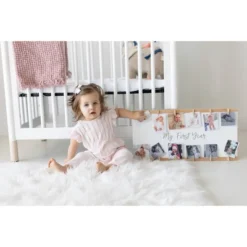 Pearhead Wooden First Year Wall Frame -Safavieh Outlet Store GUEST 49c51d49 0e66 4e57 b910 56f5c758081e