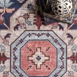 NuLOOM Amber Machine Washable Floral Aztec Area Rug -Safavieh Outlet Store GUEST 4e90131a 0893 4e64 bef3 c5189201f197