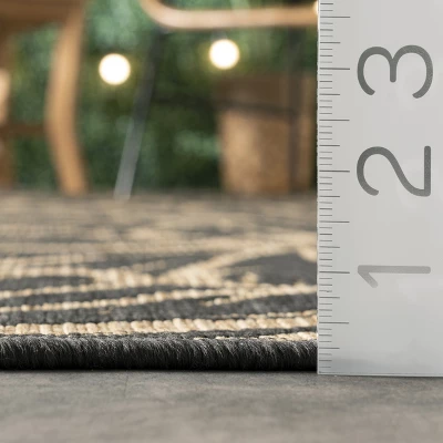 NuLOOM Onyx Seashell Indoor And Outdoor Patio Area Rug 4 NuLOOM Onyx Seashell Indoor And Outdoor Patio Area Rug - Image 4