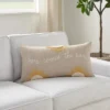 Mina Victory Life Styles Here Comes The Sun 12" X 24" Natural Indoor Pillow Cover