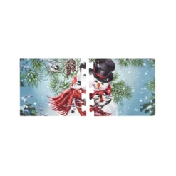 Evergreen Snowman Snuggles Sassafras Switch Puzzle Mat 11.5 X 10 Inches Indoor And Outdoor Decor -Safavieh Outlet Store GUEST 50c042b0 84cc 4d12 9c6e 7510e2336485