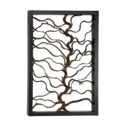 Wood Tree Branch Wall Decor With Black Frame Brown - Olivia & May -Safavieh Outlet Store GUEST 563cd77e 6955 468b 87ba b0d82ea950f4