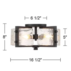 Possini Euro Design Adri Modern Ceiling Light Flush Mount Fixture Black 16 1/2" Wide Black 4-Light Textured Glass For Bedroom Kitchen Living Room Home 10 Possini Euro Design Adri Modern Ceiling Light Flush Mount Fixture Black 16 1/2" Wide Black 4-Light Textured Glass For Bedroom Kitchen Living Room Home -Safavieh Outlet Store GUEST 567ddd16 51a8 4ee3 a709 ba37f671124a