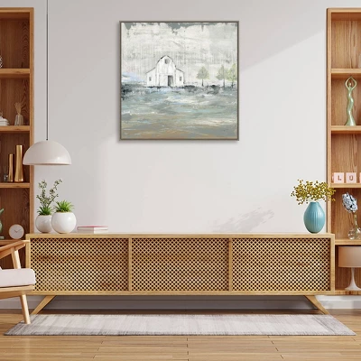 30" X 30" Iowa Barn I By Courtney Prahl Framed Canvas Wall Art Print - Amanti Art 4 30" X 30" Iowa Barn I By Courtney Prahl Framed Canvas Wall Art Print - Amanti Art - Image 4