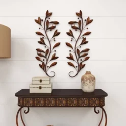 Metal Leaf Wall Decor Set Of 2 Brown - Olivia & May 15 Metal Leaf Wall Decor Set Of 2 Brown - Olivia & May -Safavieh Outlet Store GUEST 5dd4e060 17de 4b92 adbe 3253d98140c0