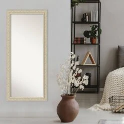 30" X 66" Non-Beveled Fair Baroque Cream Wood Full Length Floor Leaner Mirror - Amanti Art 11 30" X 66" Non-Beveled Fair Baroque Cream Wood Full Length Floor Leaner Mirror - Amanti Art -Safavieh Outlet Store GUEST 5ea53fb4 ec5b 4548 ba67 a4427a47f09c