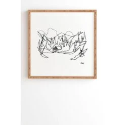 Jessa Gilbert Cozy Winter Cabin Bamboo Framed Wall Art - Deny Designs -Safavieh Outlet Store GUEST 5f1beb74 2ce5 45ff ad08 2adedf893da5