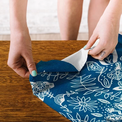 Sunshinecanteen Flores Cyan Tapestry - Society6 2 Sunshinecanteen Flores Cyan Tapestry - Society6 - Image 2