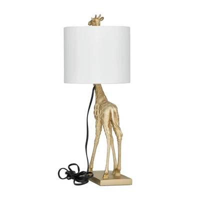 Eclectic Polyresin Giraffe Table Lamp Gold - Olivia & May 14 Eclectic Polyresin Giraffe Table Lamp Gold - Olivia & May - Image 14