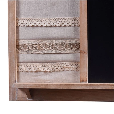 Multi-Functional Wall Memo Board With Chalkboard Brown - StyleCraft 3 Multi-Functional Wall Memo Board With Chalkboard Brown - StyleCraft - Image 3