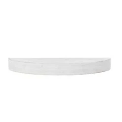 Small Round Wood Floating Decorative Wall Shelf White - American Art Decor 7 Small Round Wood Floating Decorative Wall Shelf White - American Art Decor -Safavieh Outlet Store GUEST 6192beba 77aa 410e a043 37b4b34a2fc9
