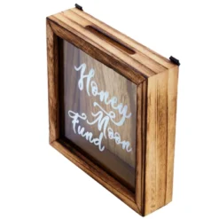 Juvale Wood Cursive Honeymoon Fund Box Wedding Gifts, Wall Mounted Shadow Piggy Bank, Newly Wed Rustic Home Decoration, Vacation Supplies, 7 X 7 In -Safavieh Outlet Store GUEST 625fcc83 8b0a 47f2 80b2 0b32031d1c6d