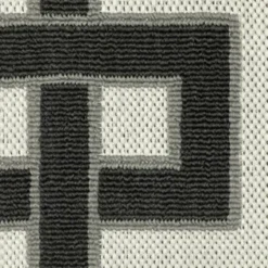 Trinity Corner Detail Border Patio Area Rug Beige/Black - Captiv8e Designs -Safavieh Outlet Store GUEST 62771a41 eacf 418d a5d4 590c08d89efc