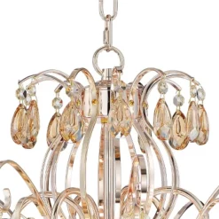 Vienna Full Spectrum Mellie Champagne Gold Chandelier 24" Wide French Crystal 6-Light Fixture For Dining Room House Kitchen Island Entryway Bedroom -Safavieh Outlet Store GUEST 64e15170 a9c1 4d09 99a1 eca8eaa879d6