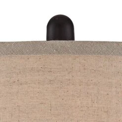 Regency Hill Ben Rustic Farmhouse Table Lamps 25" High Set Of 2 Dark Bronze Metal Beige Linen Drum Shade For Bedroom Living Room Bedside Nightstand -Safavieh Outlet Store GUEST 669e093b d952 47a7 b84f 76fb3129490b