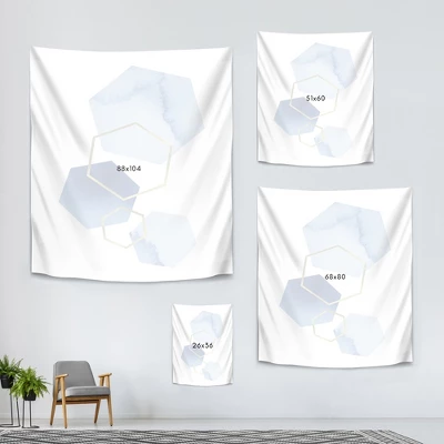 Blue And Gold By Sisi And Seb Wall Tapestry - Americanflat 3 Blue And Gold By Sisi And Seb Wall Tapestry - Americanflat - Image 3