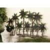 Metal Tree Indoor Outdoor Palm Wall Decor Green - Olivia & May