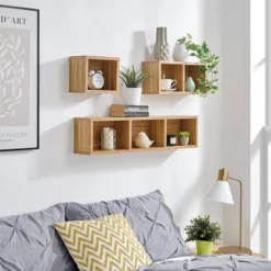 3pc Bauhaus Floating Geometric Cubby Wall Shelf Set - Danya B. 22 3pc Bauhaus Floating Geometric Cubby Wall Shelf Set - Danya B. -Safavieh Outlet Store GUEST 68ff8fe9 92a5 40d4 899c 2c71c984f4e9