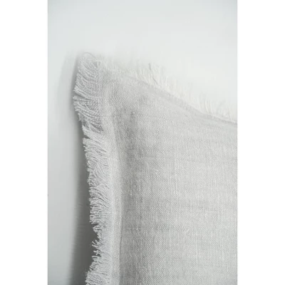 Light Grey Crossdye Down Alternative So Soft Linen Pillow 1 Light Grey Crossdye Down Alternative So Soft Linen Pillow