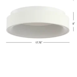 17.75" Ring Flush Mount Ceiling Light (Includes Energy Efficient Light Bulb) - JONATHAN Y -Safavieh Outlet Store GUEST 6aa0844c 666e 4de1 959b 864f00e09ad1