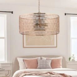 18.25" Roxsie Nickel Semi-Flush Mount Ceiling Fixture - River Of Goods -Safavieh Outlet Store GUEST 6b7c8c1c 96c5 493c b944 8a97e291099d