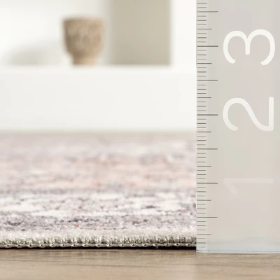 NuLOOM Lorrie Medallion Machine Washable Area Rug 2 NuLOOM Lorrie Medallion Machine Washable Area Rug - Image 2