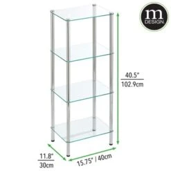 MDesign Floor Storage Tower Unit, 3 Tier -Safavieh Outlet Store GUEST 6cb8c471 aee3 4a12 9bda 302957c291bc