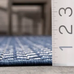 8'x10' Camryn Abstract Herringbone Indoor And Outdoor Area Rug Navy - NuLOOM -Safavieh Outlet Store GUEST 6da8fc84 7861 4488 af92 6dc586791d52