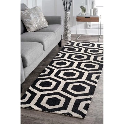 NuLOOM Hand Tufted Honeycomb Mayra Area Rug 1 NuLOOM Hand Tufted Honeycomb Mayra Area Rug