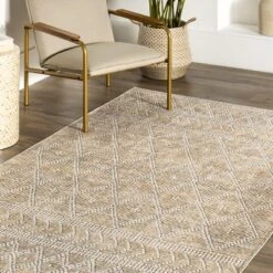 NuLOOM Úna Lattice Stain-Resistant Machine Washable Area Rug -Safavieh Outlet Store GUEST 6ea83d0a 3eb3 4c08 b745 fb8288b334c5