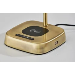 Radley Charge Desk Lamp With Smart Switch Antique Brass (Includes LED Light Bulb) - Adesso -Safavieh Outlet Store GUEST 6eb105a4 c53a 477b af56 d7297058729c